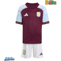 Aston Villa Pau Torres #14 Hjemmedraktsett Barn 2025-26 Kortermet (+ Korte bukser)